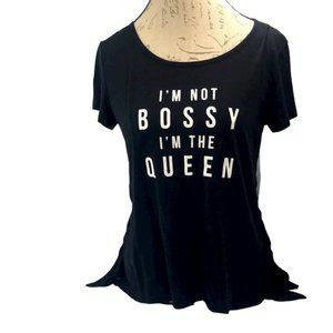 Wound Up ‘I’M NOT BOSSY I’M THE QUEEN’ Sz M (7-9)